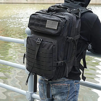 50L Man Tactical Backpacks Outdoor Traveling Bags Outdoor 3P School Pack EDC Molle Pack For Trekking Hunting Bag