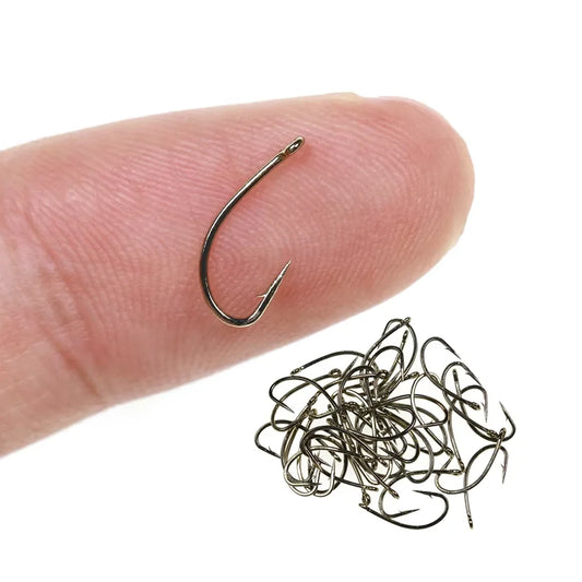 Fine Wire Curved Nymph Hooks #12-22 (100 Pack)