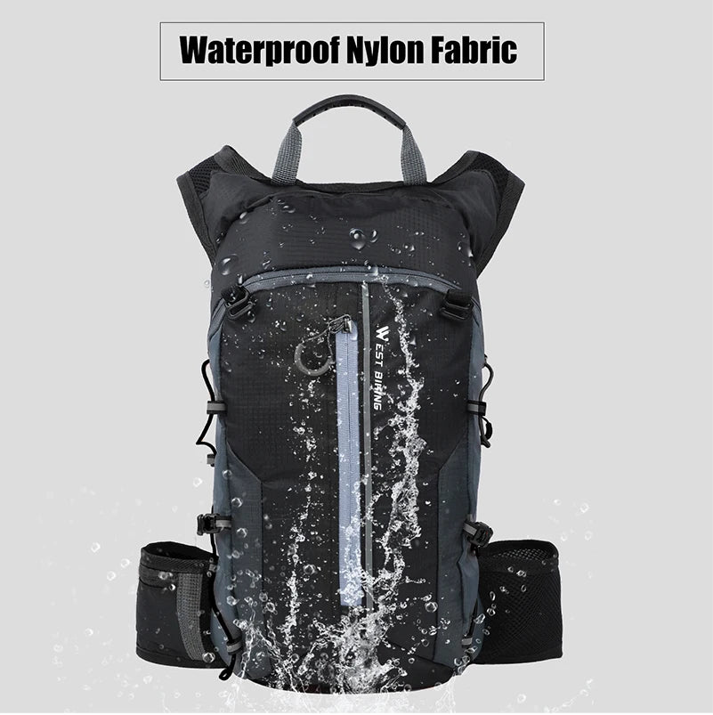 WEST BIKING Outdoor Water Repellent Sports Bag Cycling Hydration Backpack Travel Hiking Climbing MTB Road Bicycle Backpack