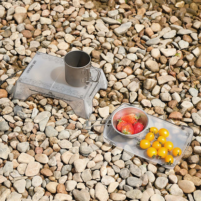 New Ultralight PP Folding Camping Table & Tray 97g Mini Portable Heavy Duty for Hiking Picnic Outdoor Travel Gear