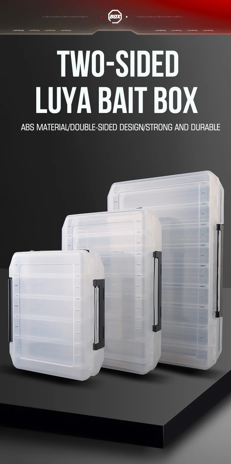 TAIYU Double-Sided Tackle Box (10/14/18 Compartments)