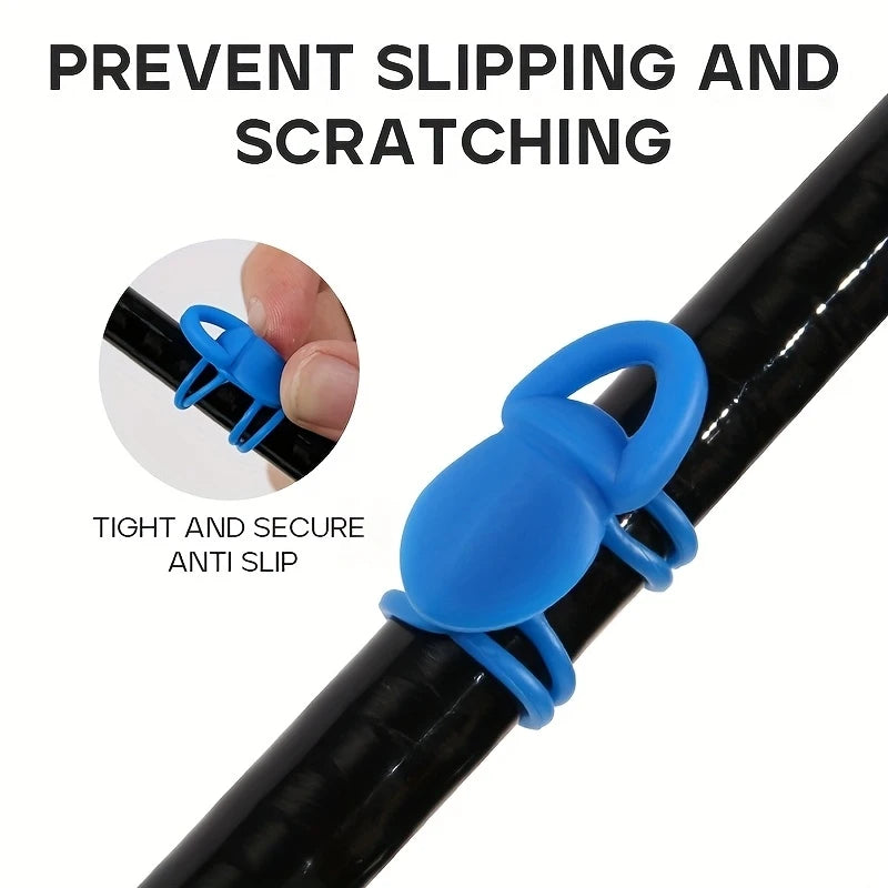 Silicone Fishing Rod Hook Keepers (5 Pack)