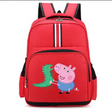 Peppa Pigs Schoolbag Print Backpack for Boys Girls Large Capacity Backpacks for Primary School Students Bag Birthday Gift