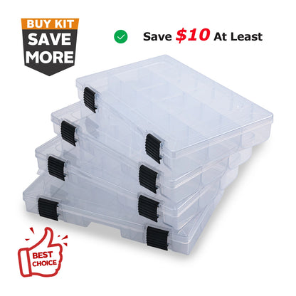 Goture Waterproof Tackle Box for Lures, Hooks & Baits