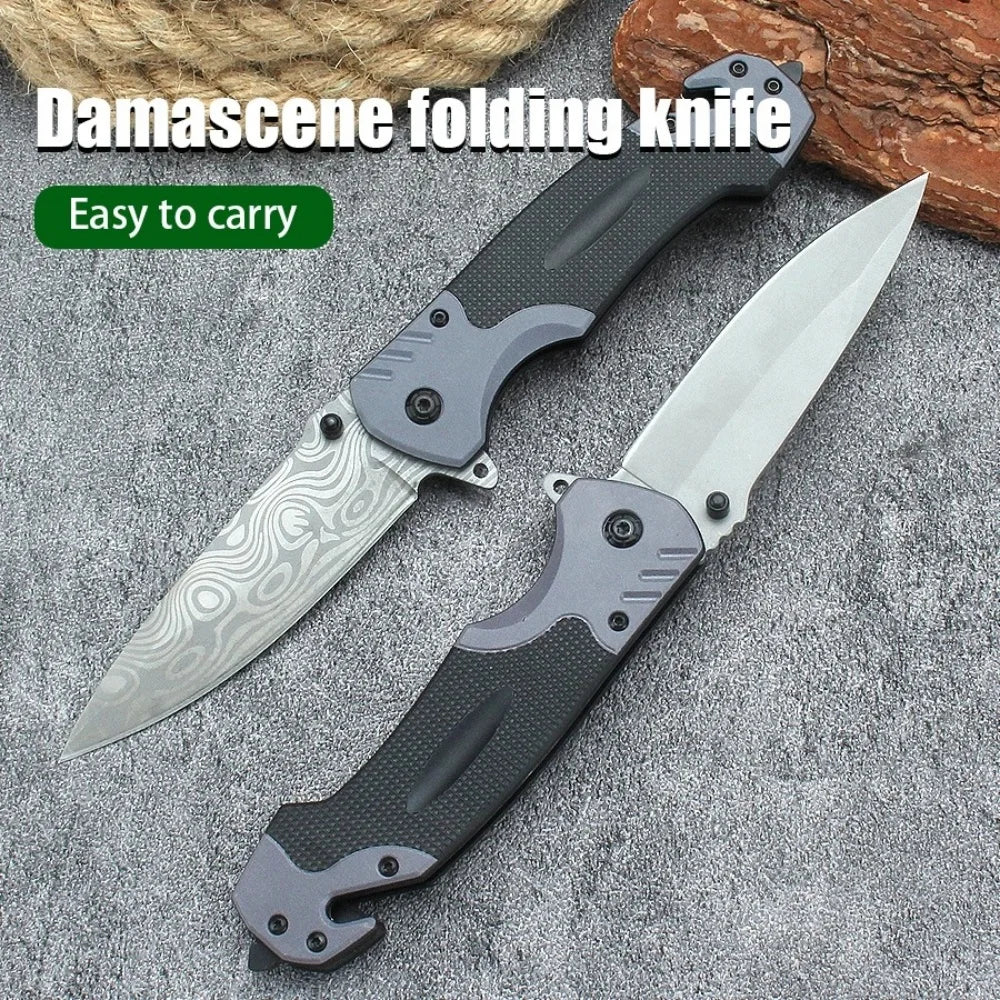 Multi Functional Sharp and Convenient Folding Knife Pocket Knife, Suitable for Wilderness Survival, Camping, Fishing, Hunting