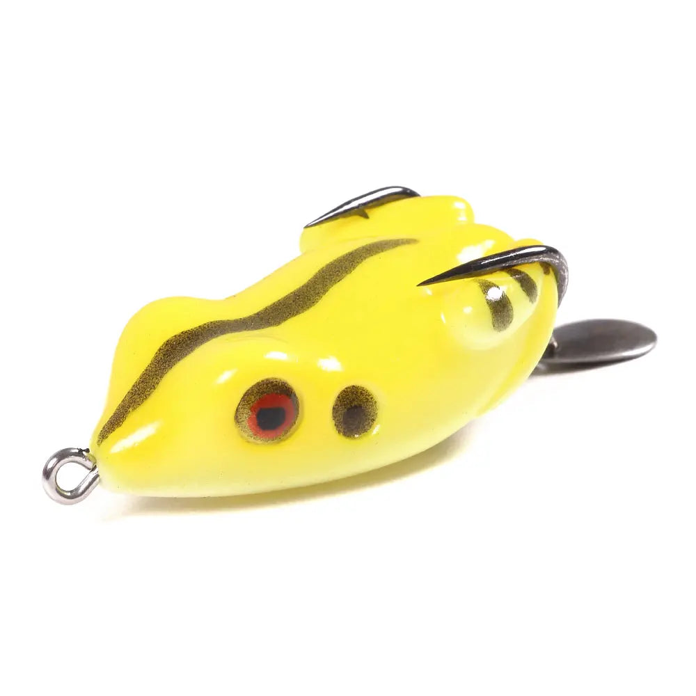 Soft Frog Lure with Spinner Blade