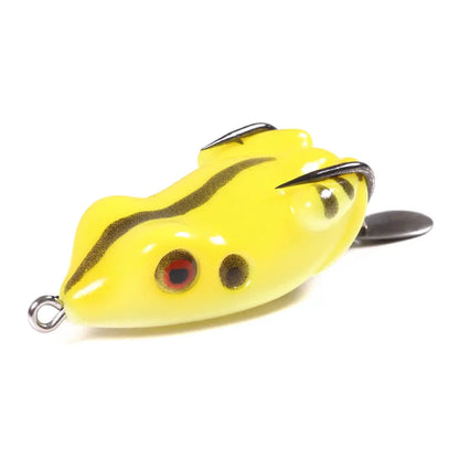 Soft Frog Lure with Spinner Blade