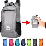 Portable Foldable Backpack Folding Mountaineering Bag Ultralight Outdoor Climbing Cycling Travel Knapsack Hiking Daypack 18L