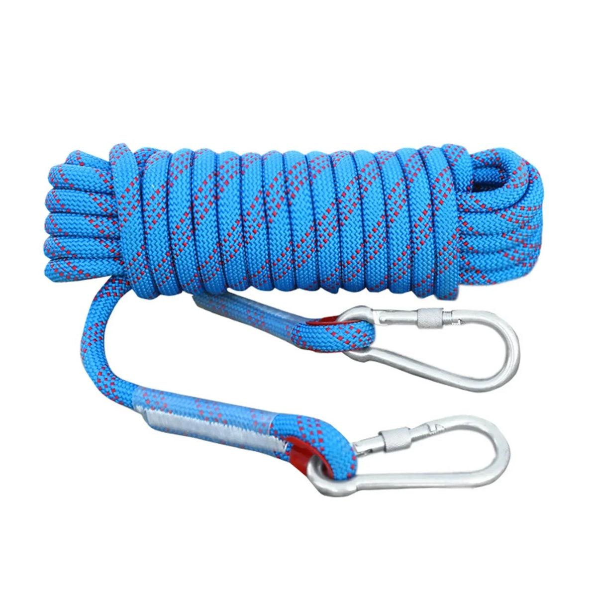 10mm Outdoor Rock Climbing Rope 10M Static Rapelling Rope for Fire Rescue Safety Escape Tree Climbing Durable for Outdoor Sports