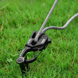 Tent Rope Tightener Camping Aluminum Alloy Ropes Buckle Tent Cord Adjuster Outdoor Survival Tools Ratchet Hangers Tent Suppies