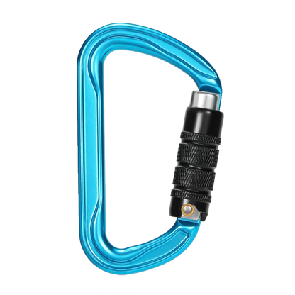 CLIWIZ 30kN Aluminum Safty Climbing Snap Hook New Good Quality H Section D-Twist Carabiner Snap Hook CE/UIAA