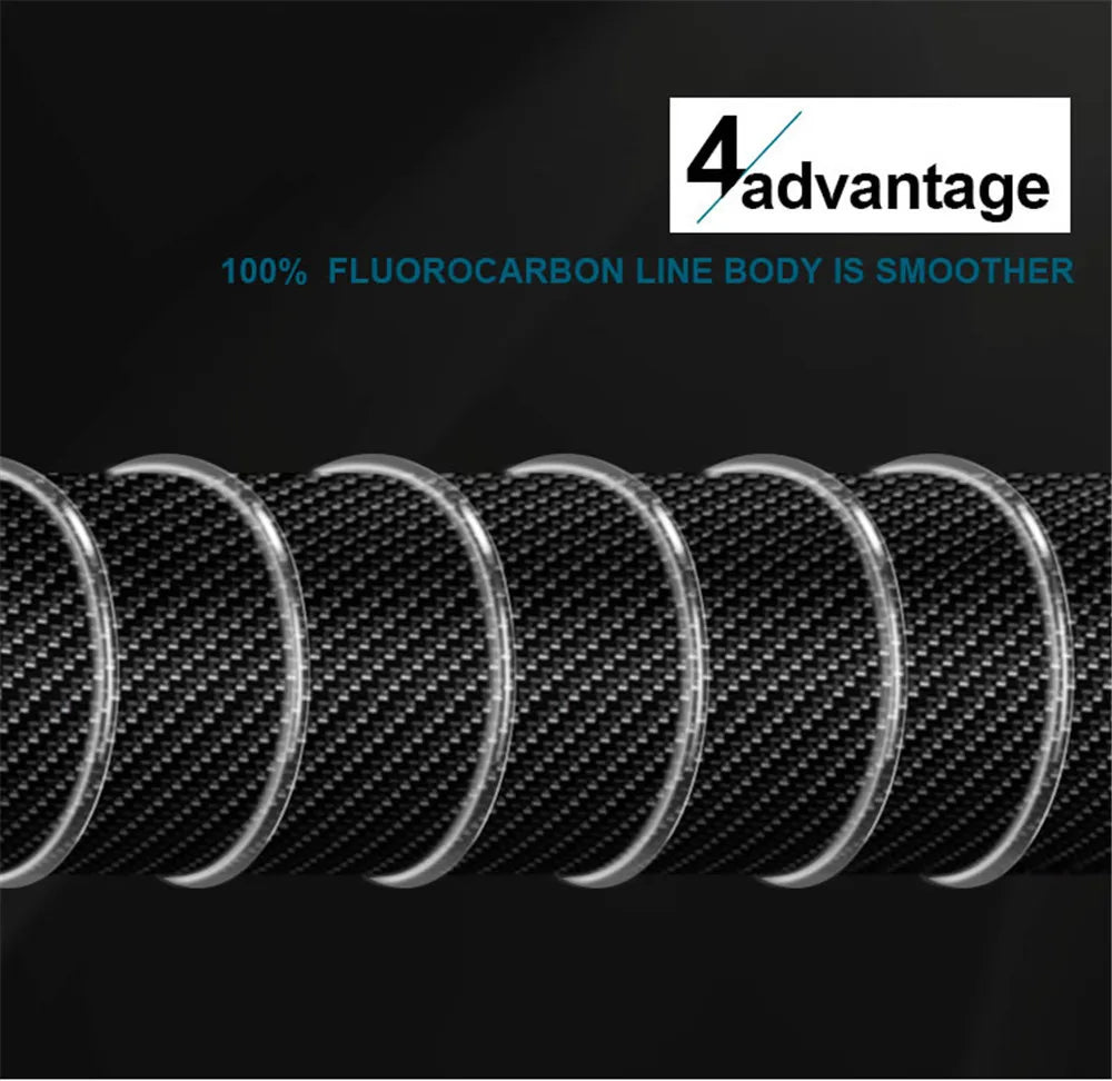 FTK Fluorocarbon Fly Fishing Line 100m