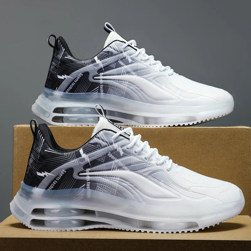 Men’s Basketball Shoes with Air Cushions – Non-Slip, Breathable & Shock-Absorbing Sports Sneakers