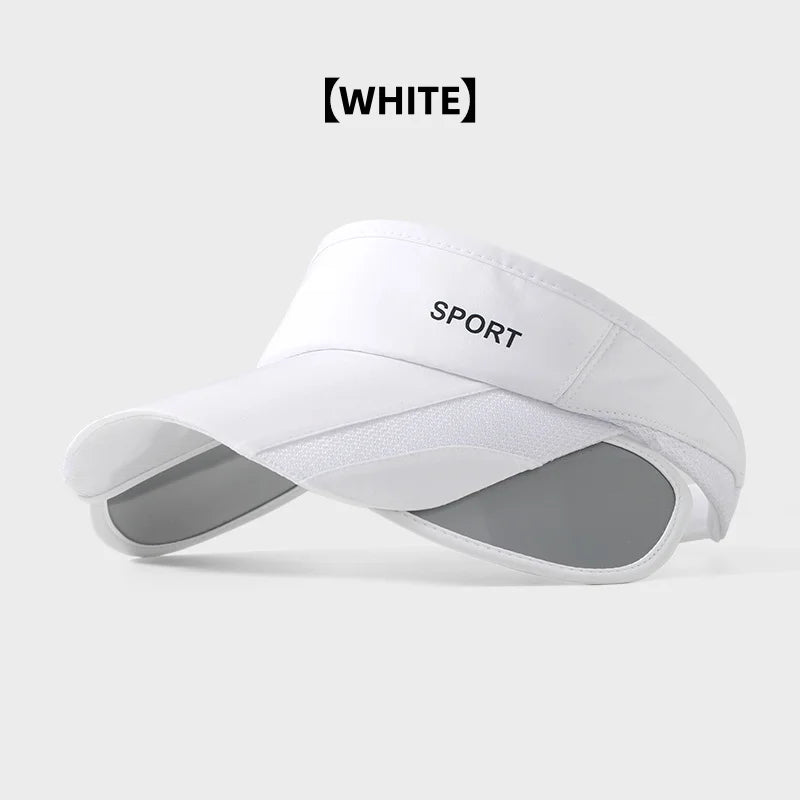 New Summer Outdoor Casual Empty Cap for Men & Women, Fishing Hat with Widened Retractable Brim for Sun Protection