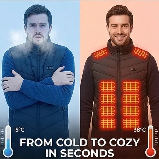 Smart Heated Vest with 21 Heating Zones