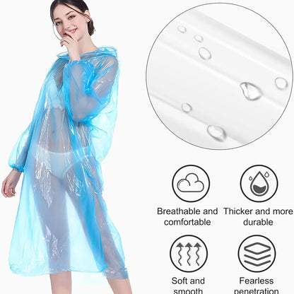 5/10Pcs Disposable Waterproof Raincoat Outdoor Hiking Mountain Travel Emergency Portable Poncho Compact Rainwea