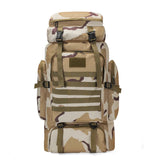 Large Capacity Multifunctional Travel Bag Camouflage Mountaineering Bag Expanding Hiking Bag