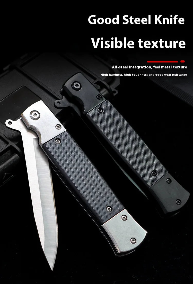 Outdoor Portable Folding Fruit Knife High Hardness Stainless Steel Pocket Cutter Camping Survival Vegetable Peeling Knife EDC Ha