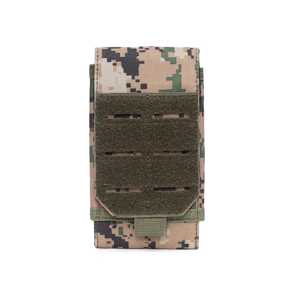 Outdoor Sports Molle Phone Pouch Waist Pack EDC Tool Bag Mobile Phone Holder Hiking Hunting Camping  Accessories Mag Holster Bag
