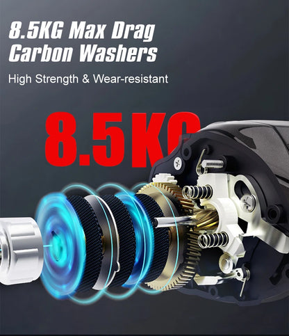 SEASIR DCAST Digital Control Baitcasting Reel with Smart Brake