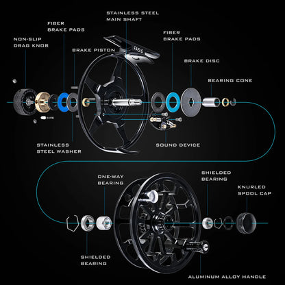 LEO Ultralight Aluminum Fly Reel