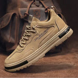 Men’s Outdoor Sneakers 2025 – Non-Slip Hiking Shoes & Comfortable Casual Work Ankle Boots (Luxury Platform Design)