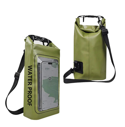 2L/5L PVC Swimming Waterproof Bag,Mobile Phone Waterproof Dry Bag for Trekking Drifting Rafting Surfing Boating Storage Bag