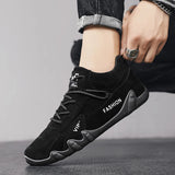 Men’s Hiking Sneakers – Wear-Resistant Anti-Slip Workwear Shoes for Autumn & Casual Outdoor Use