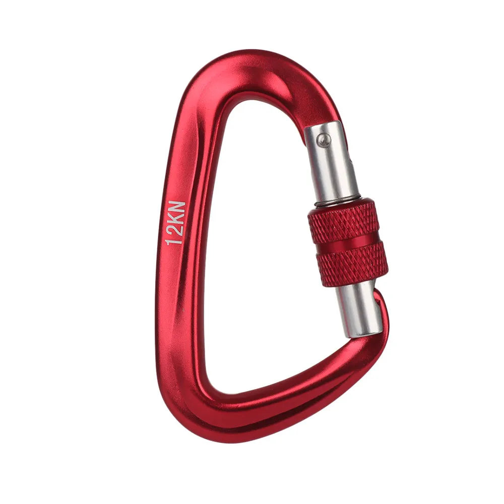 Quality Aluminum Security Master Lock Accessories Mountaineering Protective Equipment Professional Carabiner Climbing Key Hooks