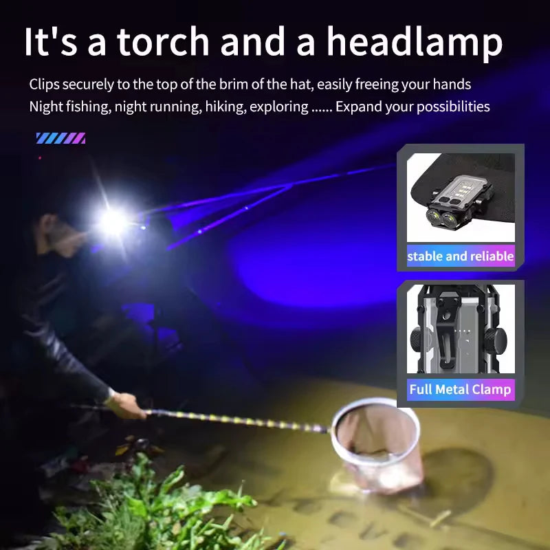 High Power Led Flashlight Led Strong Self Defense Supplies Tactical Flashlight Ultra Powerful Rechargeable Self-defense Headlamp