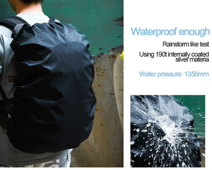 Waterproof Backpack Cover Ravel Safety Outdoor Backpack Cover Waterproof Rain Cap Cover