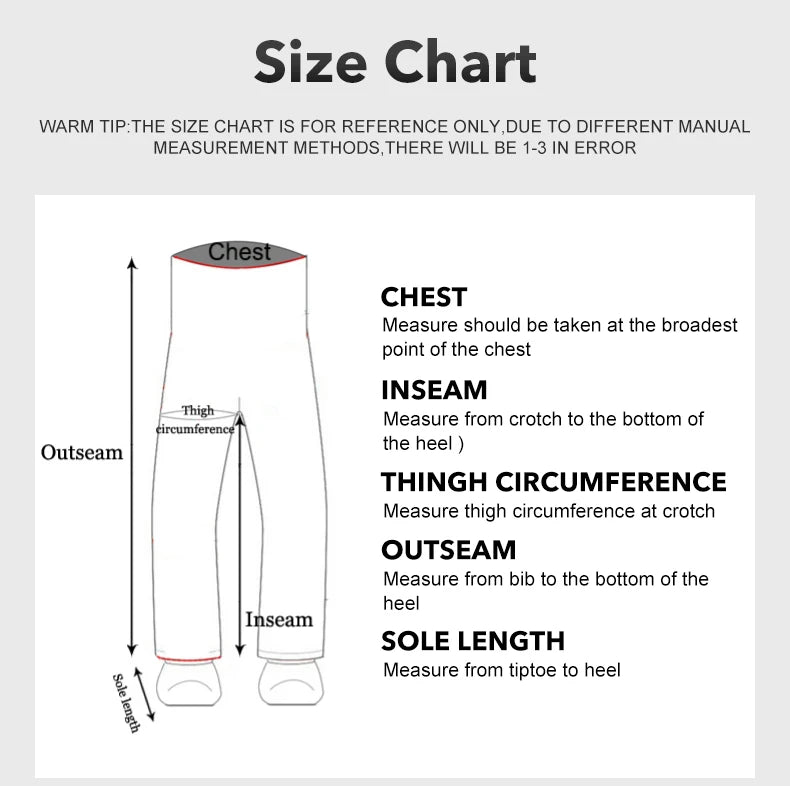HARD-TEX Waterproof Stockingfoot Fly Fishing Chest Waders