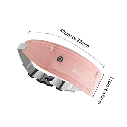 Outdoor Waterproof Invisible Waist Pack Running Waist Pack Sports Waist Pack Men's And Women's Models Hidden Fitness Bag