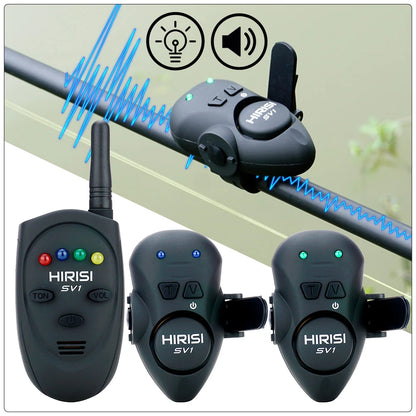 Hirisi SV1 Wireless Bite Alarm Set with Receiver