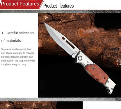 Heavy Duty Foldable Knife with High Hardness and Versatile Functions for Outdoor Activities