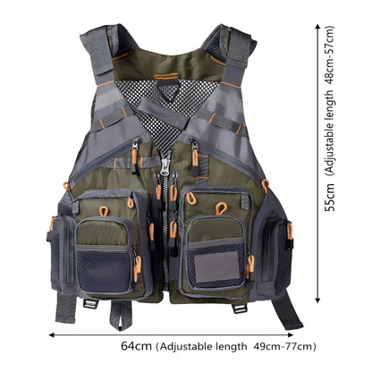 Breathable Adjustable Fishing Vest