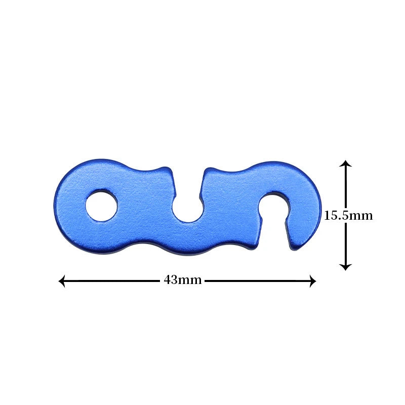 Adjustable S-Type Tent Rope Tensioners – 1 to 30 Pack