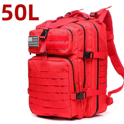 25L/50L Waterproof Tactical Hiking Backpack