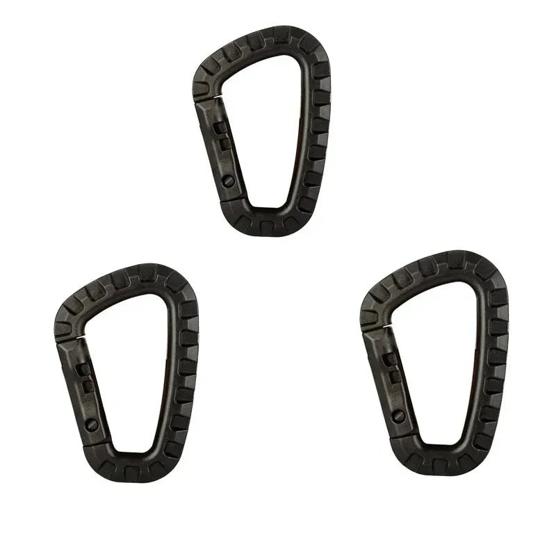 1/2/3/4/6pcs Tactical Carabiner Carabina Karabiner Clip Plastic Cadet Hiking Camping