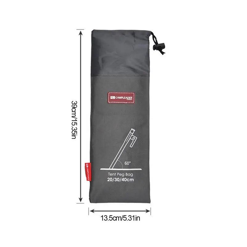 Tent Stake Storage Bag Camping Tent Legs And Hammer Set Ground Nails Outdoor Campers Tourist Supplies Accessories Storage Bag