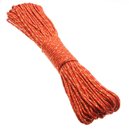 Gold & Silver 550 Paracord – Type III, 100ft, 19 Colors