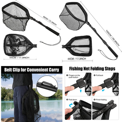 Aluminum Telescoping Landing Net (55-190cm)