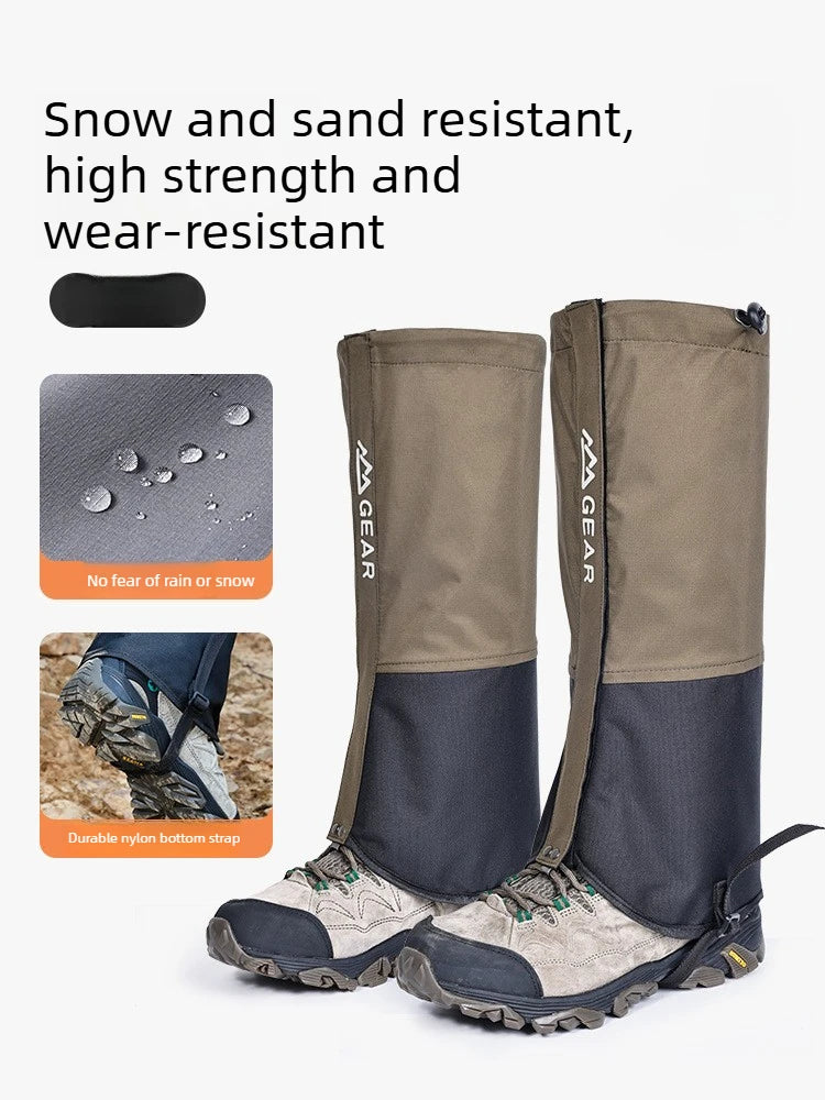Outdoor Leg Warmers Gaiter Waterproof Hiking Travel Mountain Leggings Gaiters Long Tube Leggings Warmers Foot Cover