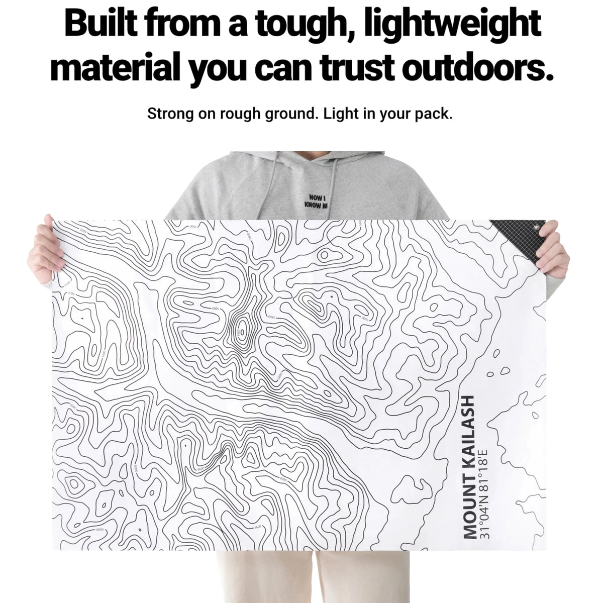 HODRGEAR PaperLite Tyvek Tent Vestibule Mat 35g Ultralight Ground Sheet Tent Foortprint Waterproof Tent Footprint Camping Hiking