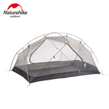 Naturehike-Mongar 2 Camping Tent, Double Layers, Waterproof, Ultralight Dome Tent, 2 Person