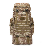 Large Capacity Multifunctional Travel Bag Camouflage Mountaineering Bag Expanding Hiking Bag