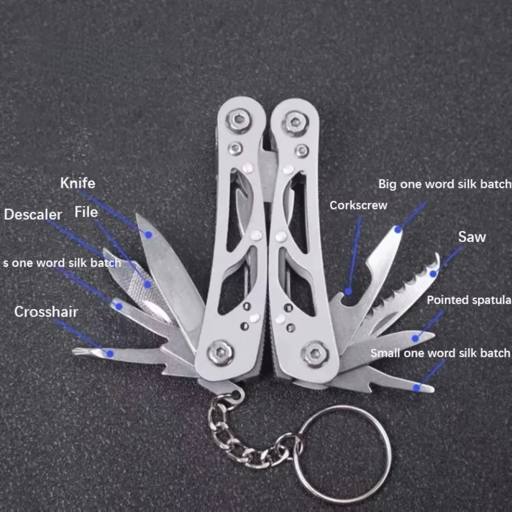Stainless Steel Folding Multi-Tool Pliers