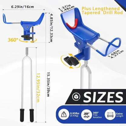 Heavy Duty 360 Fishing Rod Holder Stand