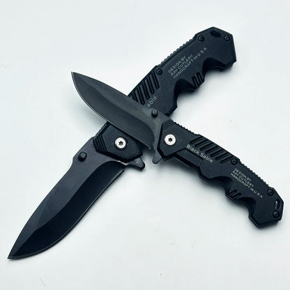 Stainless steel convenient folding knife EDC pocket folding knife is suitable for outdoor camping, fishing, survival and hunting
