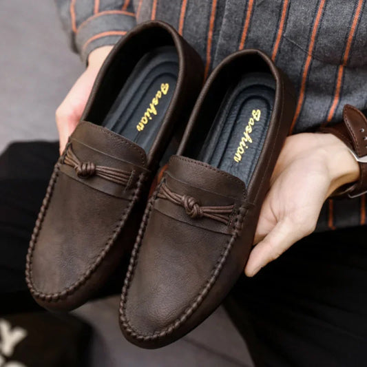 Men’s Moccasins 2025 – Comfortable Slip-On Driving Shoes | Casual Summer Loafers for Men
